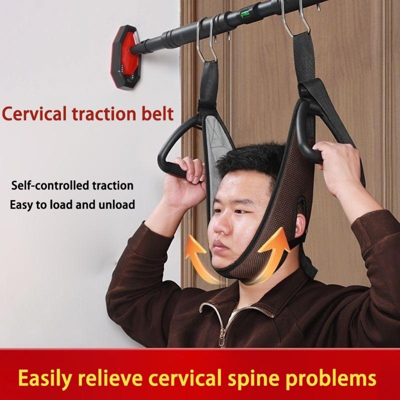Cervical Neck Rehabilitation Device with Expanded Chin Protection High Resiliences Sponge Design For Postures Correction