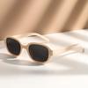 High-End Japanese Oval Sunglasses: Retro European/American Style for Women with Round Faces