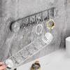 Corrugated Suction Cup Five-row Hook Household No-drilling Bathroom Wall Scratch-free Strong Suction Hook