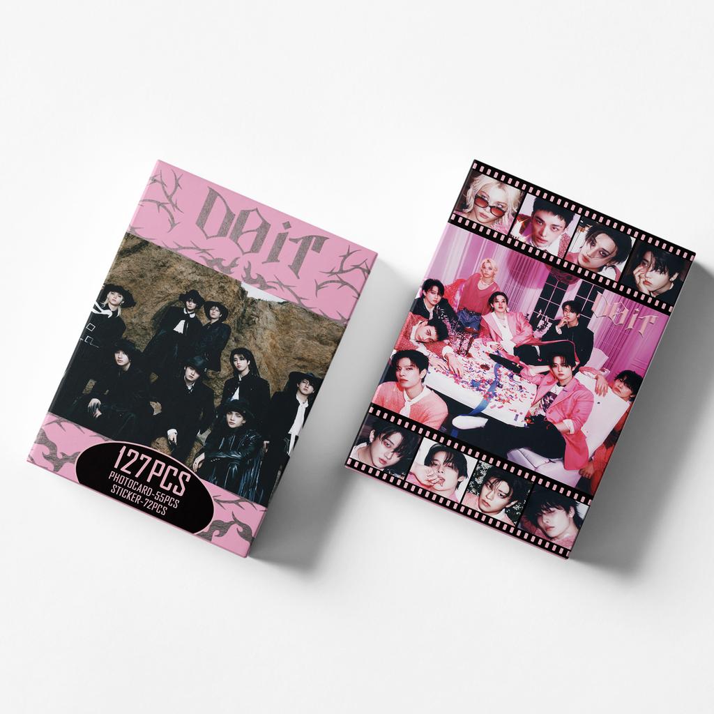 127pcs Stray Kids LOMO Card Small Card DO IT Small Card Stickers SKZOO Huang Xuanchen FELIX Fang Can Li Longfu