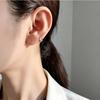 Factory  S925 Sterling Silver 6mm Small Stackable Earring for Women Daily Wear Cartilage Hoop Earring Piercing Jewelry