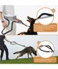 Waist Dog Hands Free Dogs Leash, Waist Running Leash with Zipper, Walking Pouch for Dog Walking, Reflective Dual Padded Handles