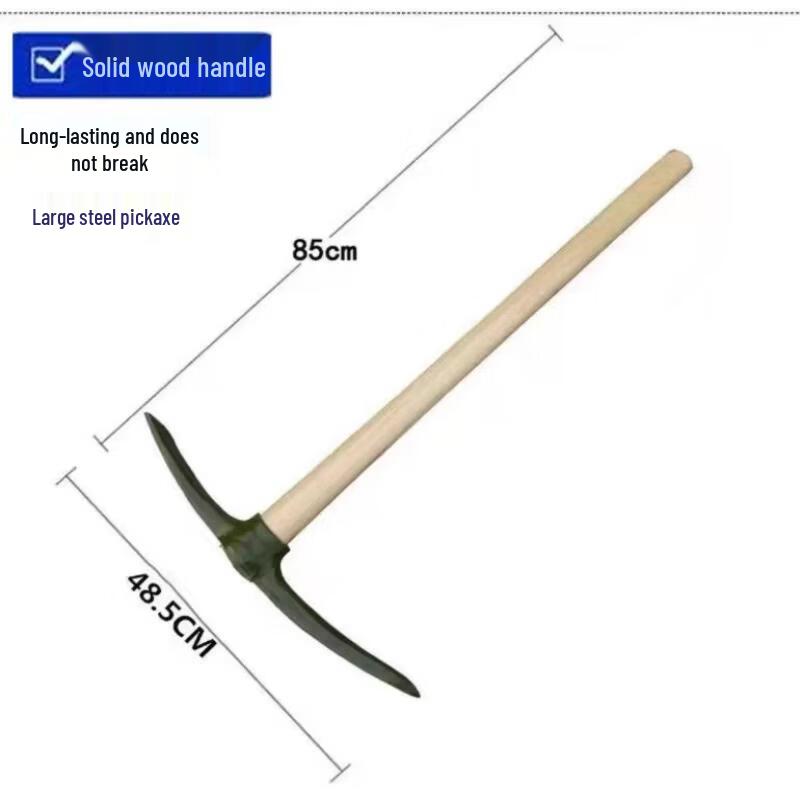 Heavy-Duty Outdoor Pickaxe with Handle