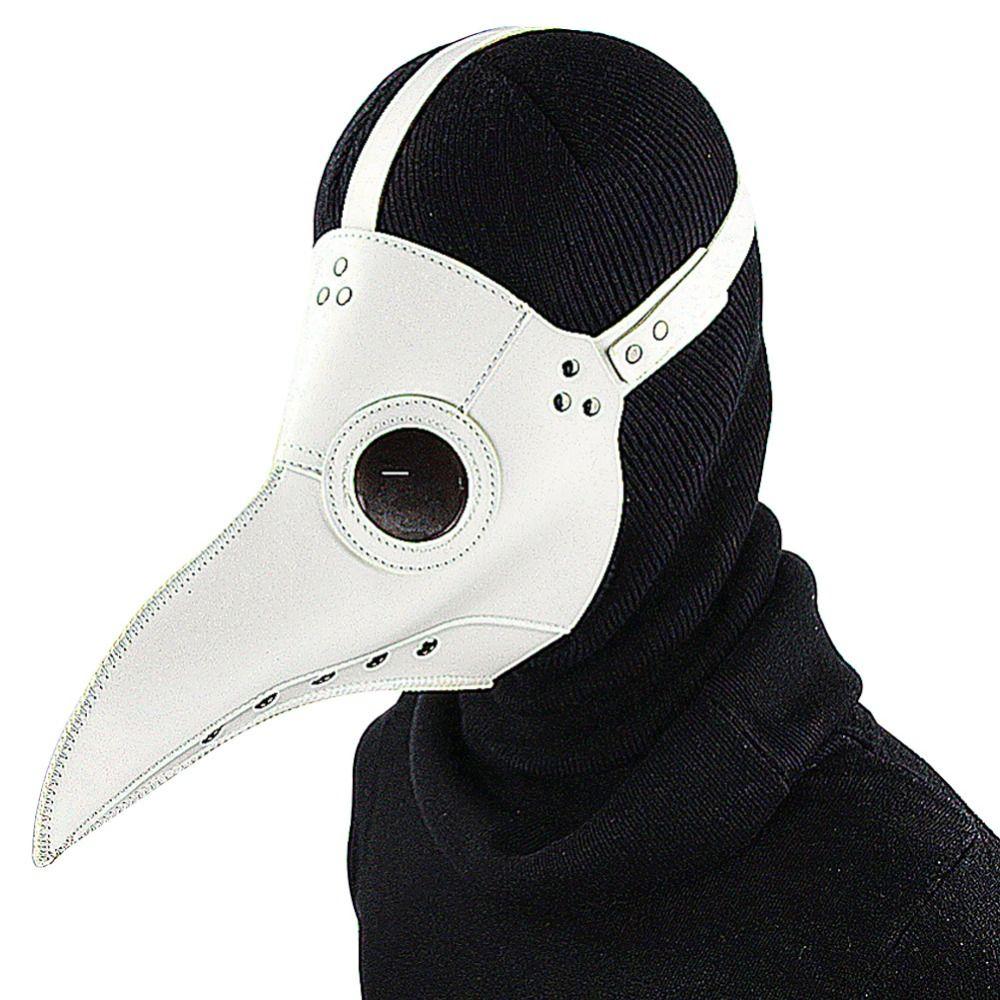 Cosplay Props Long Nose Beak Steampunk Bird Mask Cartoon Plastic Plague Doctor Mask Funny Halloween Bird Mask Carnival