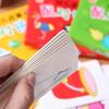 Montessori Toddler Puzzle Cards Toys For Kids Cognitive Fruit Animal Matching Puzzle Games Children Learning Educational Puzzle