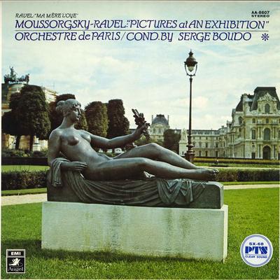 LP Record SERGE BAUDO ORCHESTRE DE PARIS - Pictres At An Exhibition / Ma Mere  AA8607 ANGEL 1970 Japan Obi Classical Used