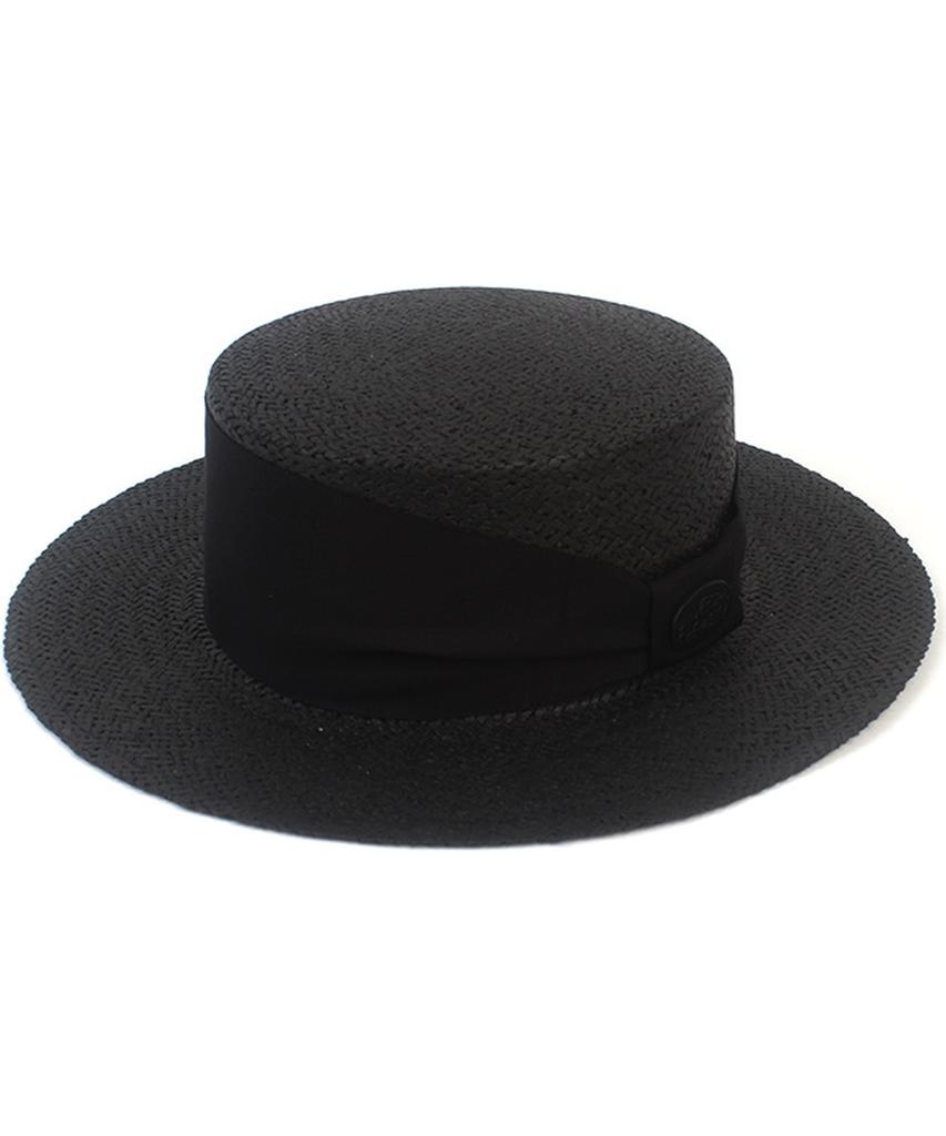 Bold Line Black Panama Hat