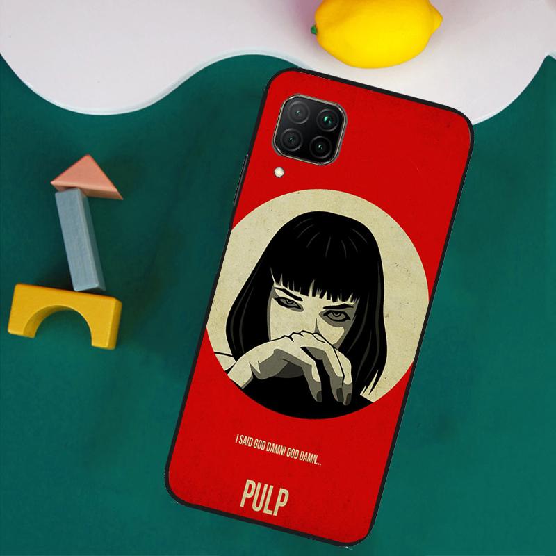 

Pulp Fiction Movie Poster For Huawei Nova 11i 12s 12i 8i 7i Y73 Y70 Y90 Y60 Y72 Y61 Y91 9 10 SE P30 Pro P40 Lite Case Nova 9 SE