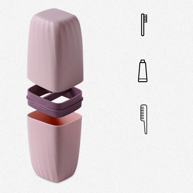 Portable Toothbrush Box, Travel Set, Creative Toothpaste Toothbrush Storage Box, Travel Mouthwash Cup
