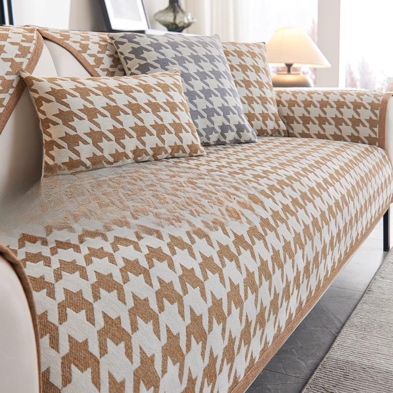 Light Luxury High-Grade Sofa Cushion Four Seasons Universal Non-Slip Leather Sofa Seat Cover Cover Dedicated Cover Towel