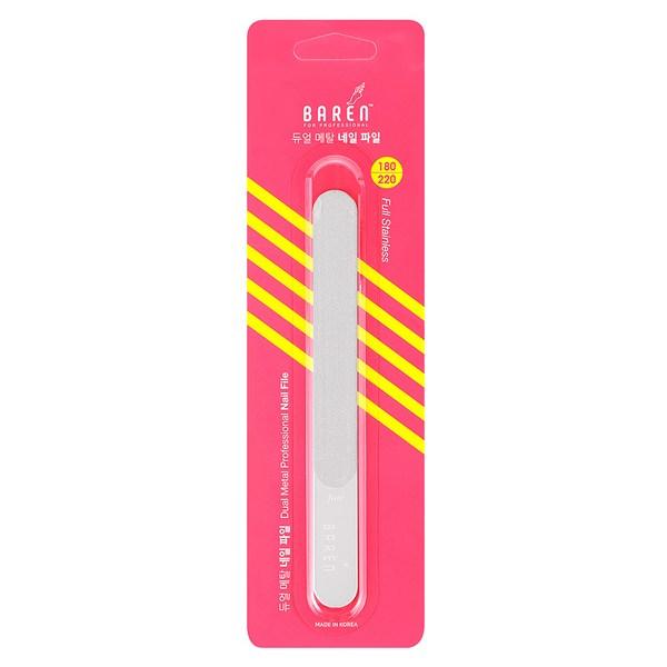 

Металлическая пилочка для ногтей Baren Dual Nail 180/220, 1