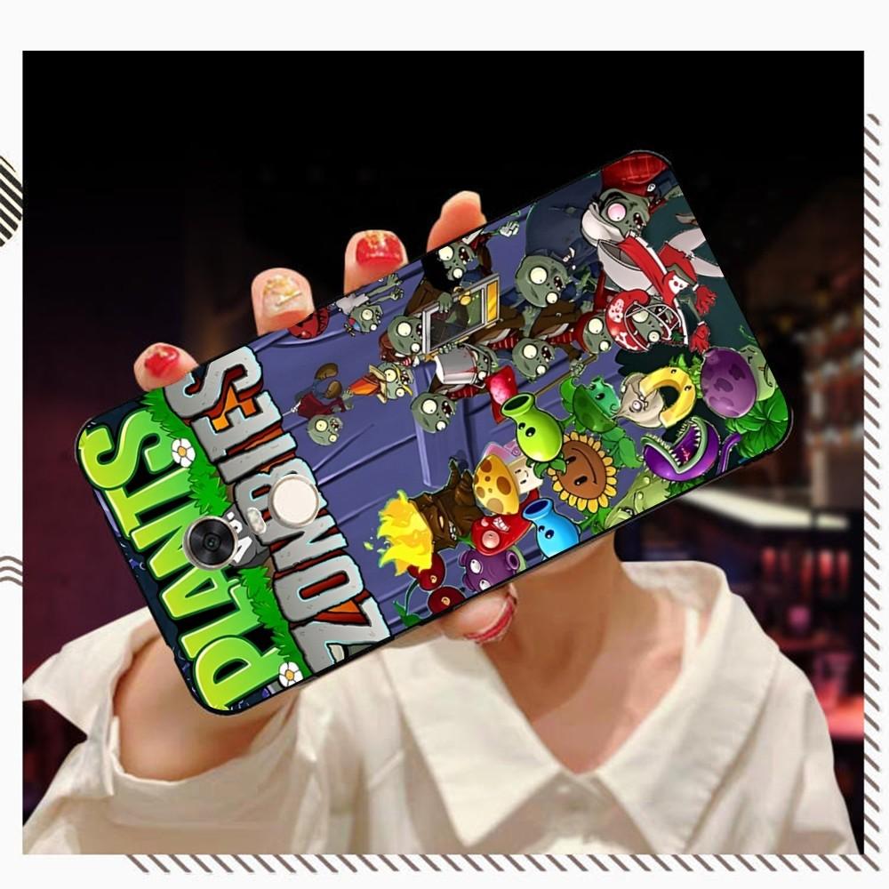 Plants vs Game Z-Zombies Telefoonhoesje Voor Redmi 5 6 7 8 9 10 plus pro 6 7 8 9 A GO K20 K30 K40 pro plus F3 Fundas