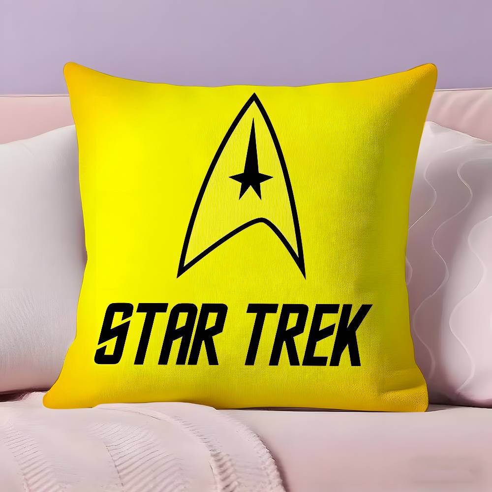 Science Fiction Movie S-Star Trek Pillow Case Ultra Soft Skin Friendly Fabric Cloud Like Comfort & Concealed Zipper
