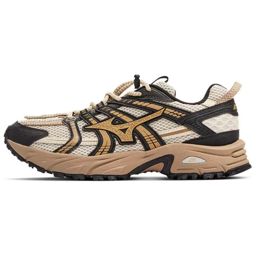 Mizuno Fiyi Tl Comfortable Versatile Non-Slip Durable Low-Top Trail Running Shoes Unisex Sneaker Beige Black D1GH240906