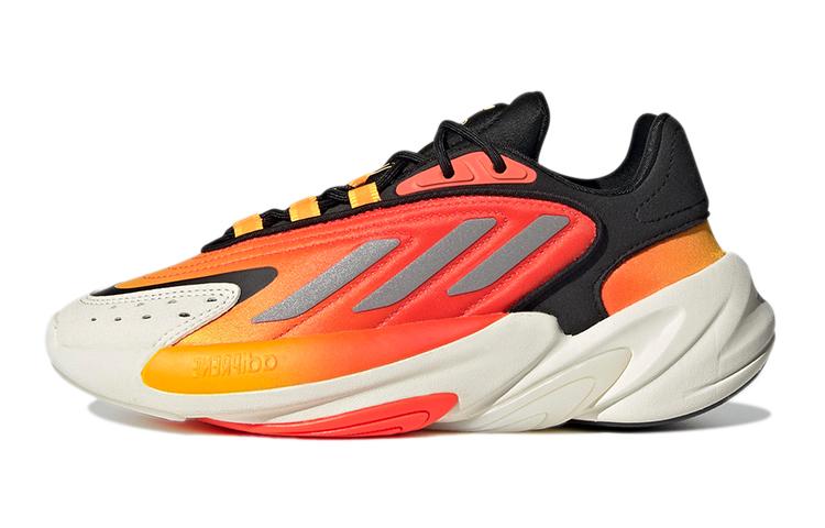 

Adidas Originals Ozelia Fabric Slip Resistant Cushioning Abrasion Resistant Low top Kids Lifestyle Shoes Black Orange H04720 36⅔