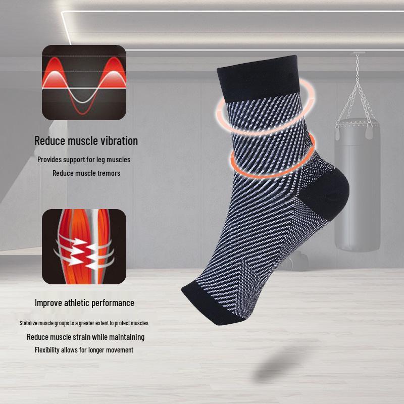 Unisex Summer Sports Ankle Support Compression Sock for Outdoor Activities
