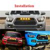 5x Smoke Lens Front Grille LED Lights Amber For Ford F150 F250 F350 Raptor Style