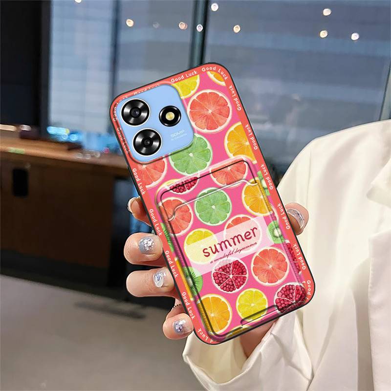 Waterproof Fashion Design Phone Case For ZTE Blade A73 4G/V50 Smart/V50 Design 4G/Axon50Lite Card Bag Back Cover Cartoon