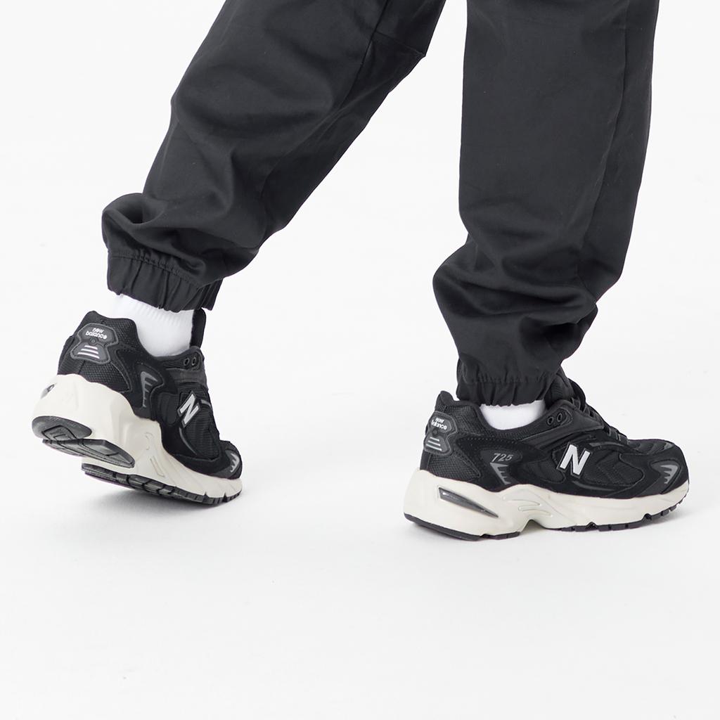 New Balance Nb 725 Urbancore Bequemer Vielseitiger Stoff Leder Low-Top Marathon Laufschuhe Unisex Sneaker Schwarz ML725V