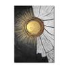 Modern Abstract Golden Black Canvas Painting Wood Texture Nordic Posters and Prints Wall Art Pictures for Living Room Home Decor