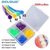 4Sizes Disposable Dental Tooth Gap Wedges with End Circular Holes Plastic Interdental Wedge Dental Matrix Wedge For Oral Care 3
