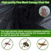 Sun Protection Canopy Chair Mosquito Net Fishing Anti-mosquito Mesh Cover  Outdoor Activities