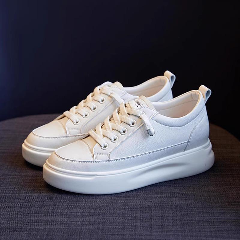 

Маленькие белые туфли детские новые кожаные женские туфли весенние универсальные повседневные дышащие кеды 40 белый