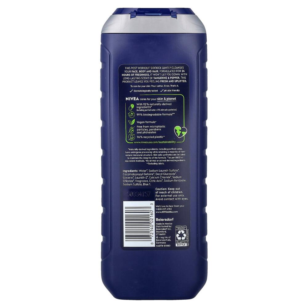 Nivea Men's Sport Body Wash - Tangerine & Pepper, 500ml (16.9 fl oz)