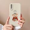 For Samsung Galaxy A50 A50S Phone Case Cartoon Liquid Silicone Full Coverage Anti Drop Shell For Samsung A 50 A50 S Bumper Funda