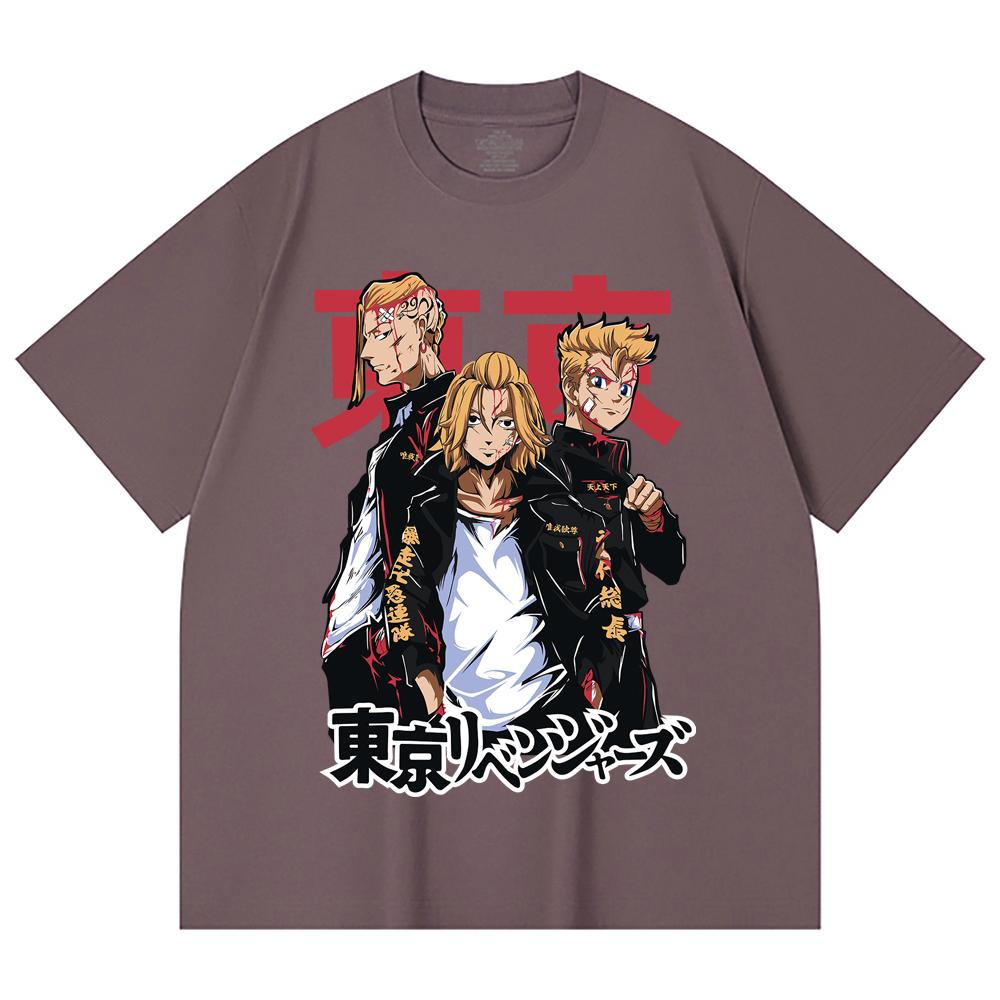 230 Gsm 100% Cotton Tokyo Revengers V1 Print Unisex Heavy Cotton T Shirt