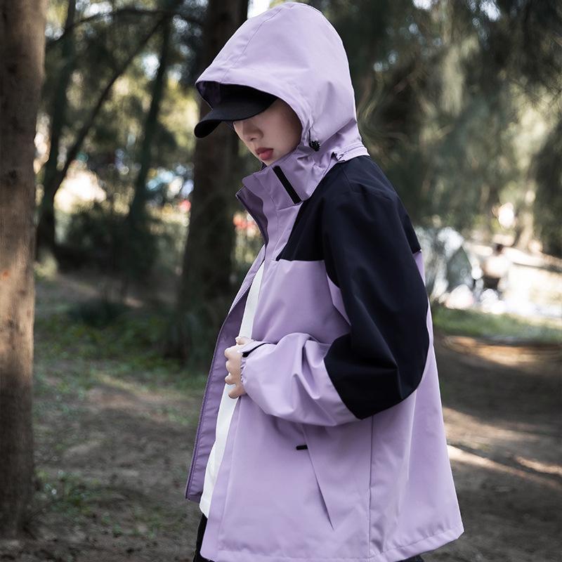 Retro American-Style Spring Windbreaker: Men s Casual Printed Jacket