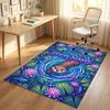 Office Team Theme Soft Crystal Velvet Rug Custom Name & Text Print Non Slip Floor Rug for Bedroom Living Room