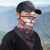 3D Printed Animal Unisex Face Bandana Masks Ear Loops Suncreen Headwear Cat /Dog Balaclava Neck Gaiter For Cycling Sports Hiking