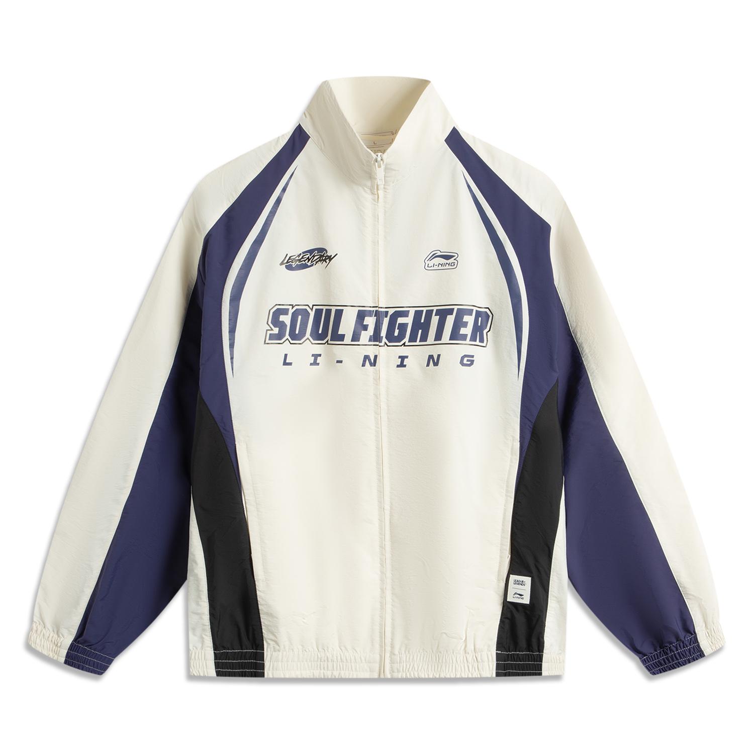 

Li Ning X League Of Legends Коллаборация Куртка С Буквами В Стиле Пэчворк На Молнии С Воротником-Стойкой Универсальная Повседневная Спортивная Куртка Унисекс AFDV661-1 L