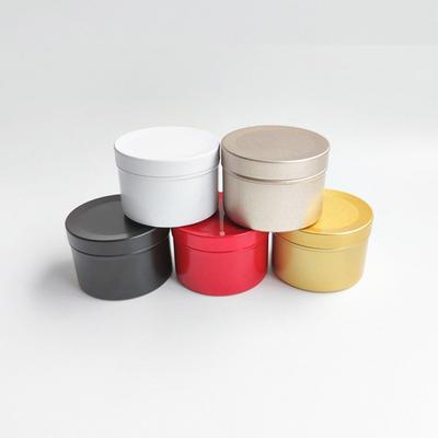 10 Stück/Set Runde Kerzengläser Dosen Aluminiumdosen Metallbehälter Mit Deckeln Duftkerzen Blechdosen Aufbewahrungsbehälter Für Feiertagsparty