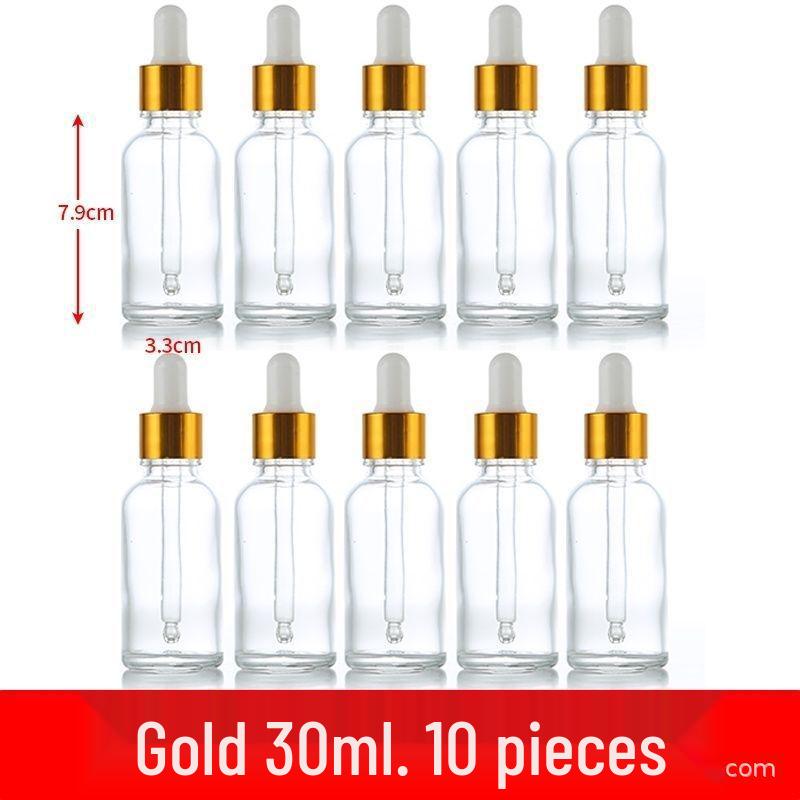 Glass Empty Dropper Bottle for Essential Oils, Perfume, and Cosmetics – Travel-Size Dispenser