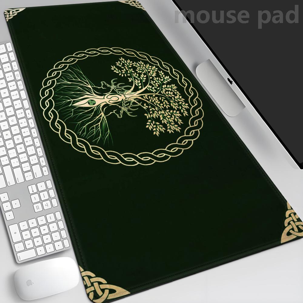 Viking Valknut Yggdrasil Tree Of Life Simple Design Customized Laptop Gaming Size For Keyboards Mat Mousepad For Boyfriend Gift