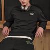Reebok Solid Color Crew Neck Pullover Sweatshirt Unisex Sweatshirt Black 23FRC301UGH0