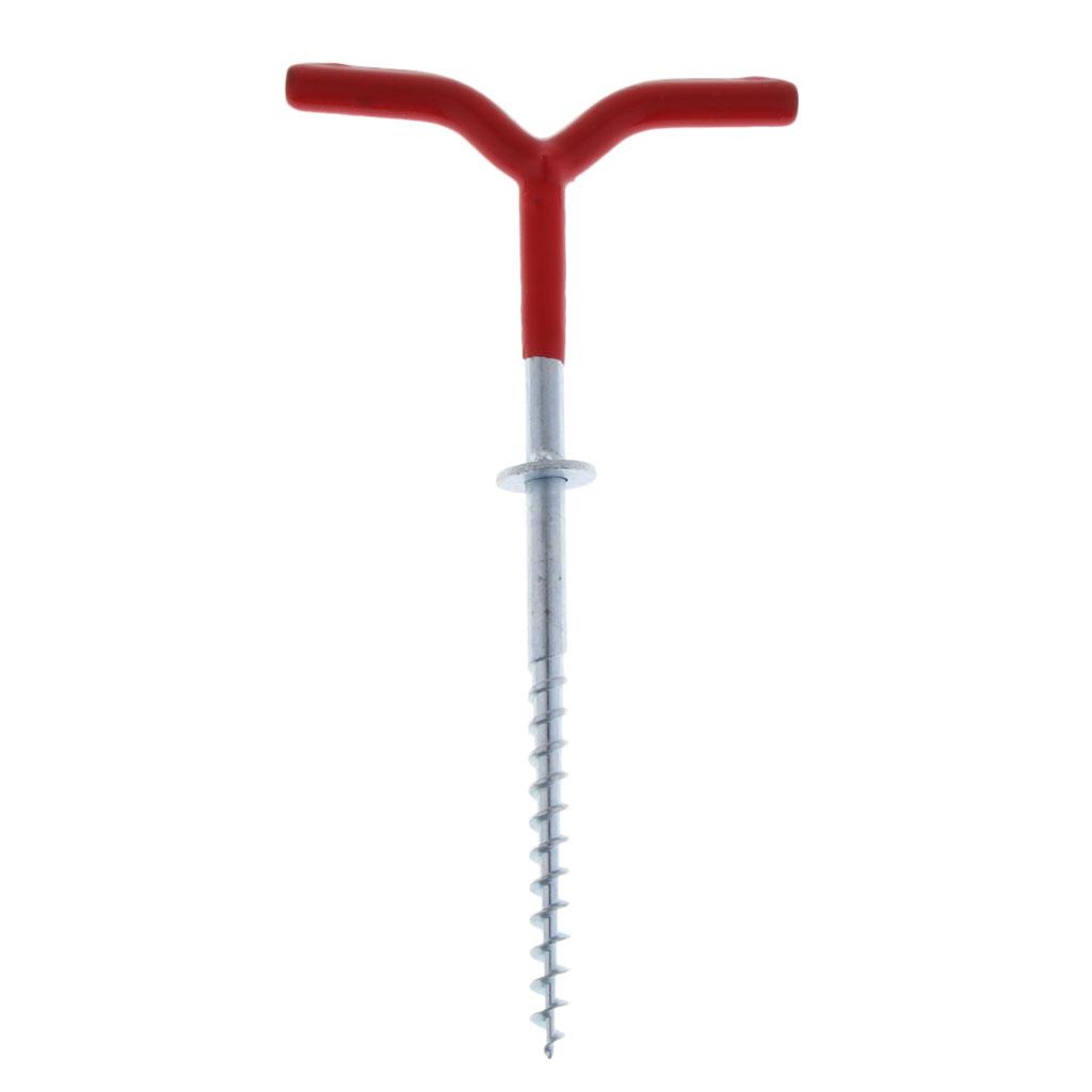 Ледобур Палаточный Спиральный Колышек Бур Лед Снег Кемпинг Рыбалка Инструмент для бурения