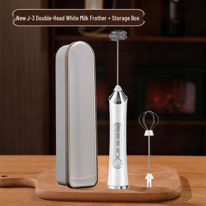 Electric Handheld Milk Frother & Egg Beater for Coffee and More