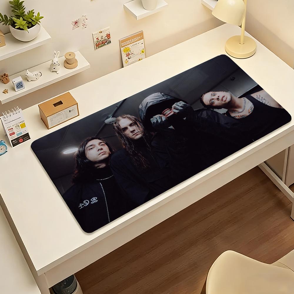 BBad OOmensS Mouse Pad Nonslip Locking Edge DeskMat PC Laptop Accessories Rubber Office Keyboard Large Game XXL Carpet