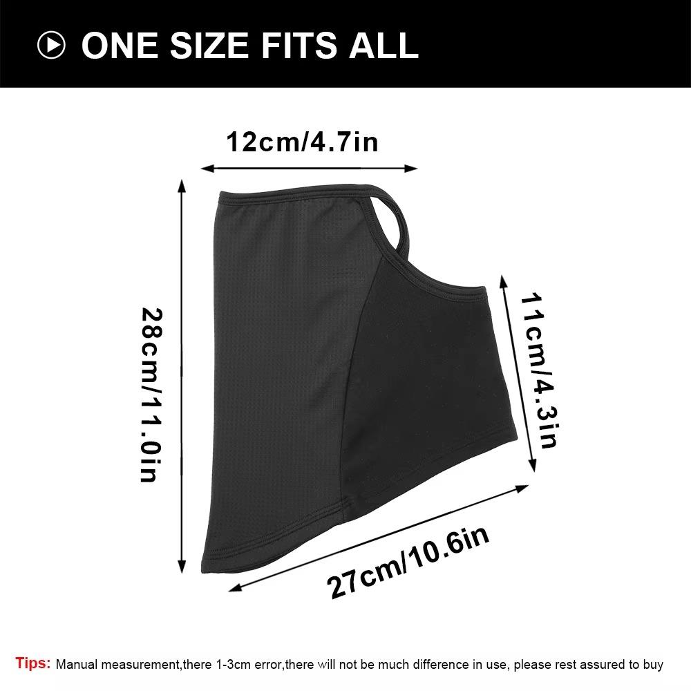 Winter Warm Bandana Half Face Mask Hang-Ear Neck Gaiter Tube Scarf Windproof Ski Fishing Neckerchief Headband Men Women