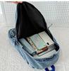 Women's Harajuku-Style Retro Washed Denim Backpack - Versatile and Simple Student Schoolbag