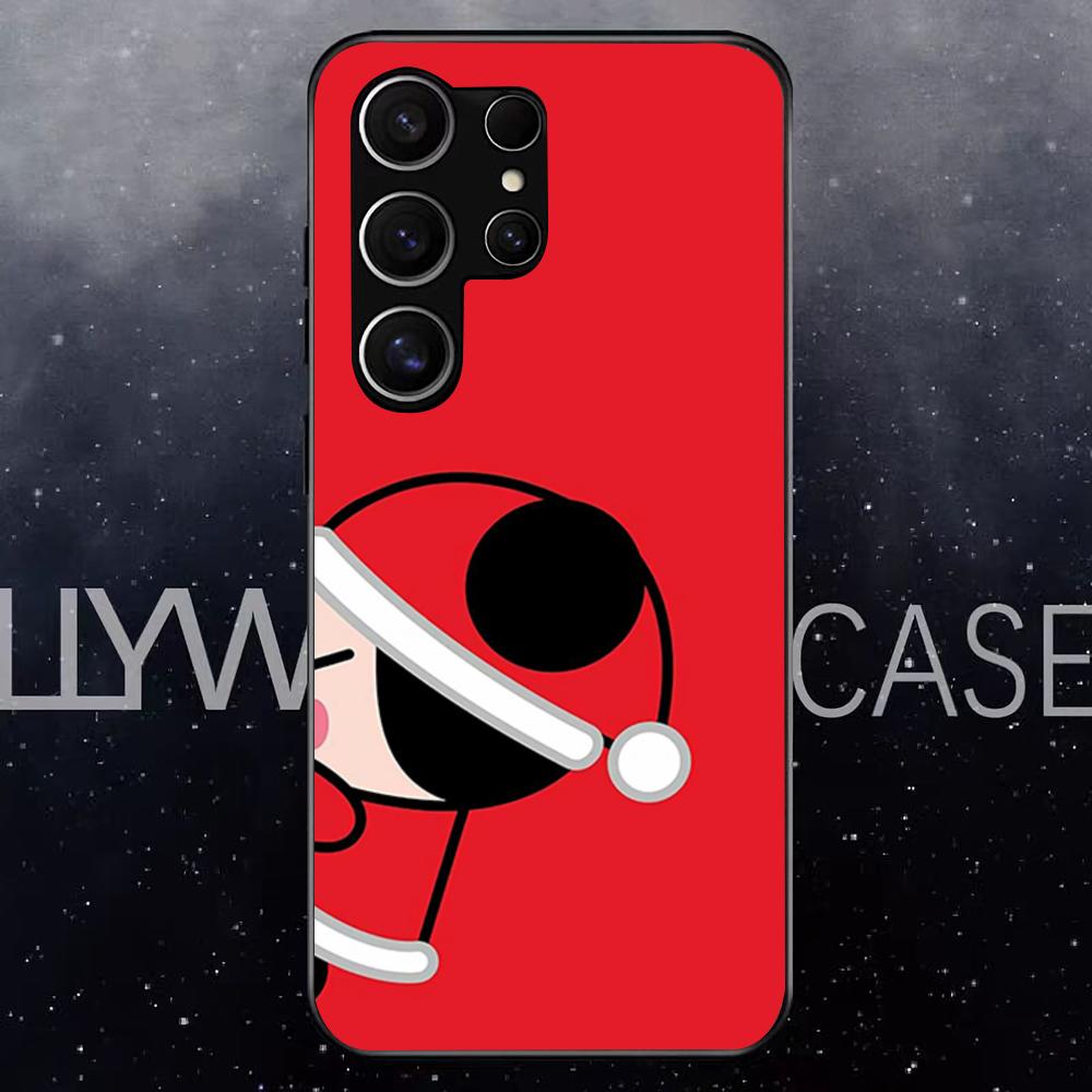 Pucca-A G-Garu Cartoon Phone Case For Samsung S25 Edge Ultra S23 S22 S21 S20 Ultra Plus S24 Fe A54 A53 A25 Glass Cover