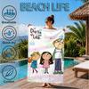 Lola Adventure Beach Towel, Super Soft Microfiber, Perfect Gift for Her/Him, Birthday, for Pool, Beach, Travel, Decor Beach Party