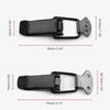 2 Set Car Bumper Security Hook Lock Clips Universal Quick Release Hook Clips for Automobile Repacking