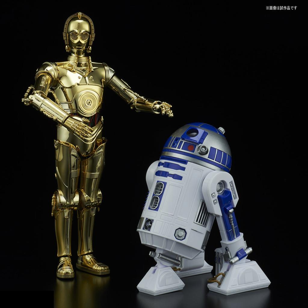 Star The Last Jedi Scale Plastic Model Wars C-3PO & R2-D2 1/12