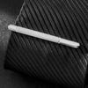 Men's Geometric Frosted Tie Clip - Stylish & Personalized Business Accessory