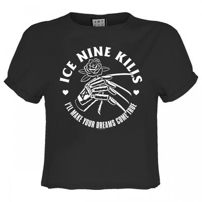 Damen Crop T-Shirt Dreams Ice Nine Kills