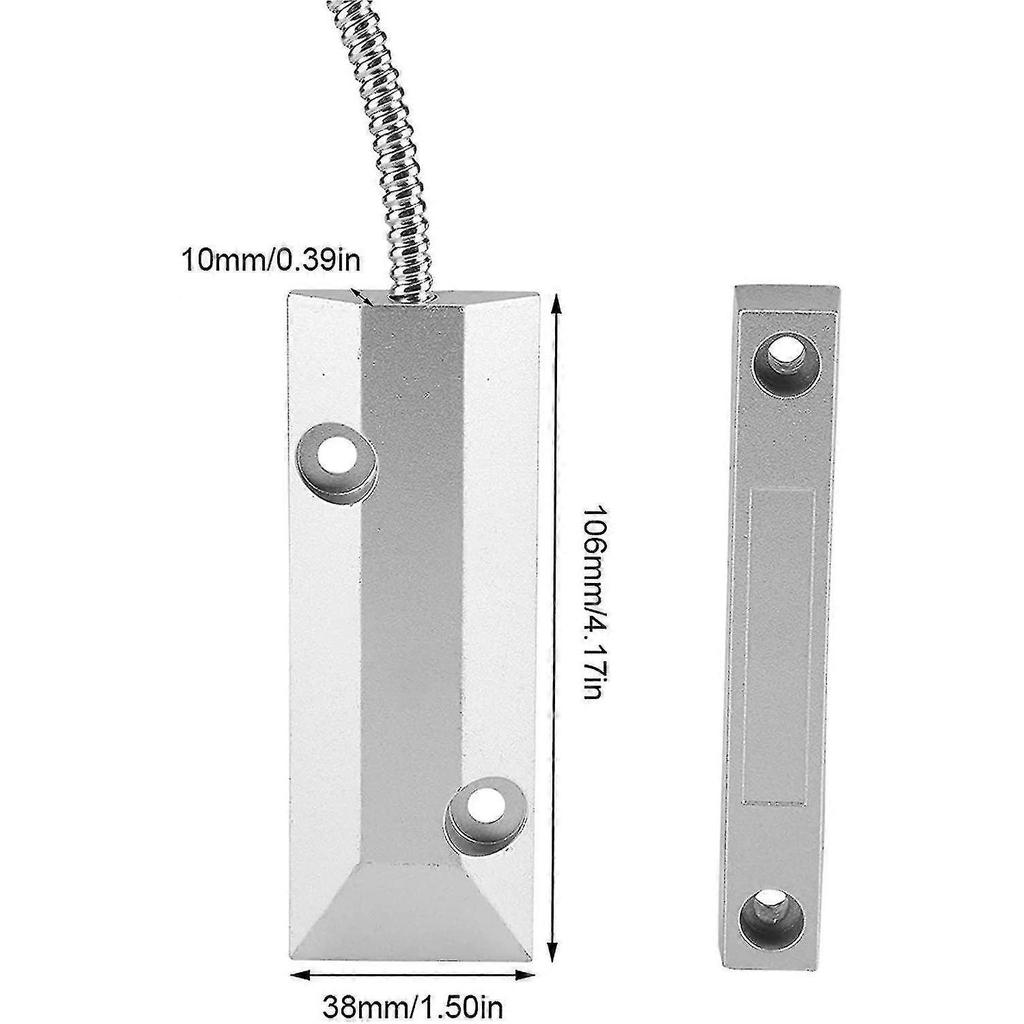Wired Metal Door Window Magnetic Contact Sensor Detector S  Alarm Home Garage Security Kit